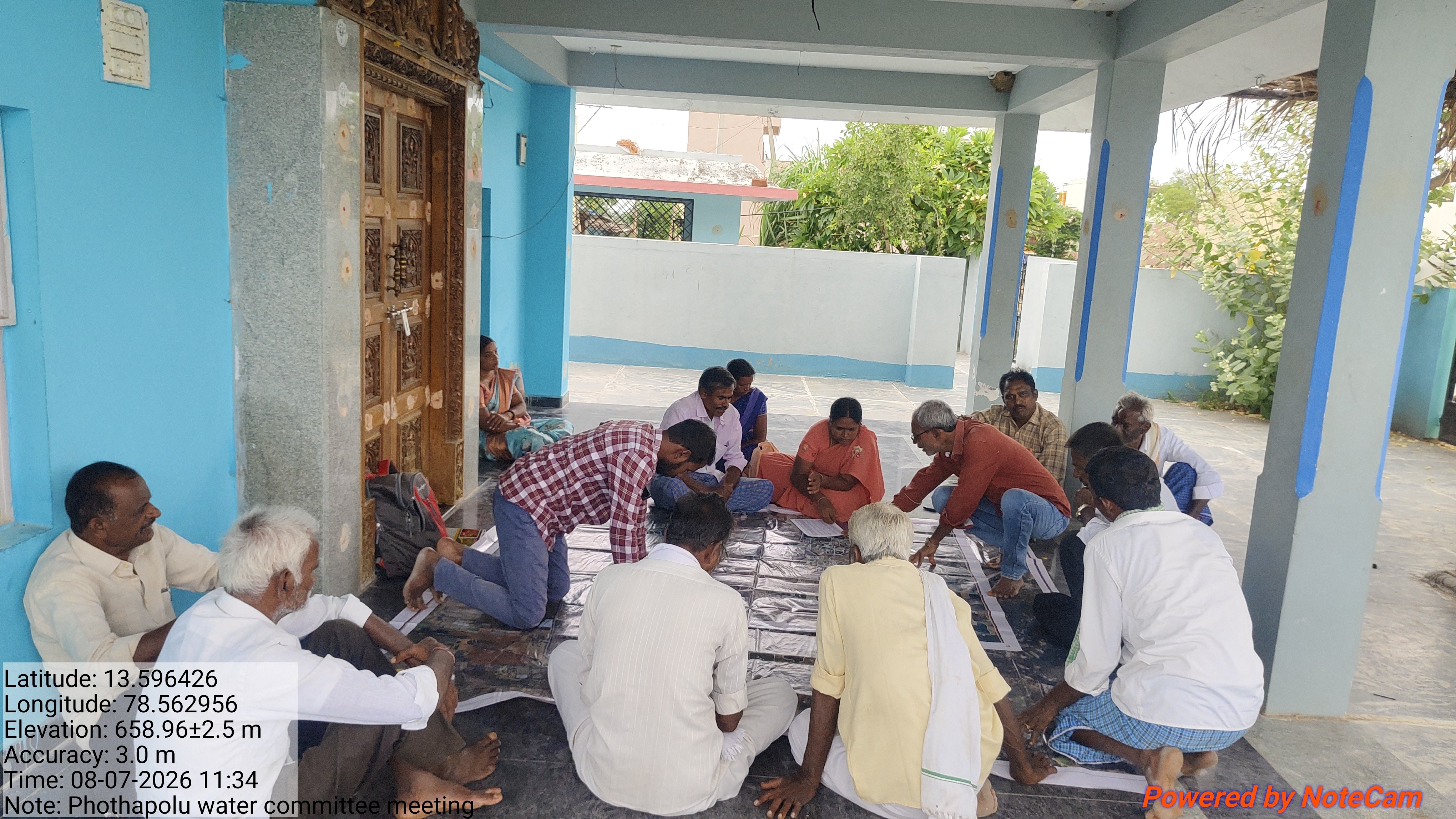 Water Commitee Meeting at Peddachennaigaripalli_APMAS